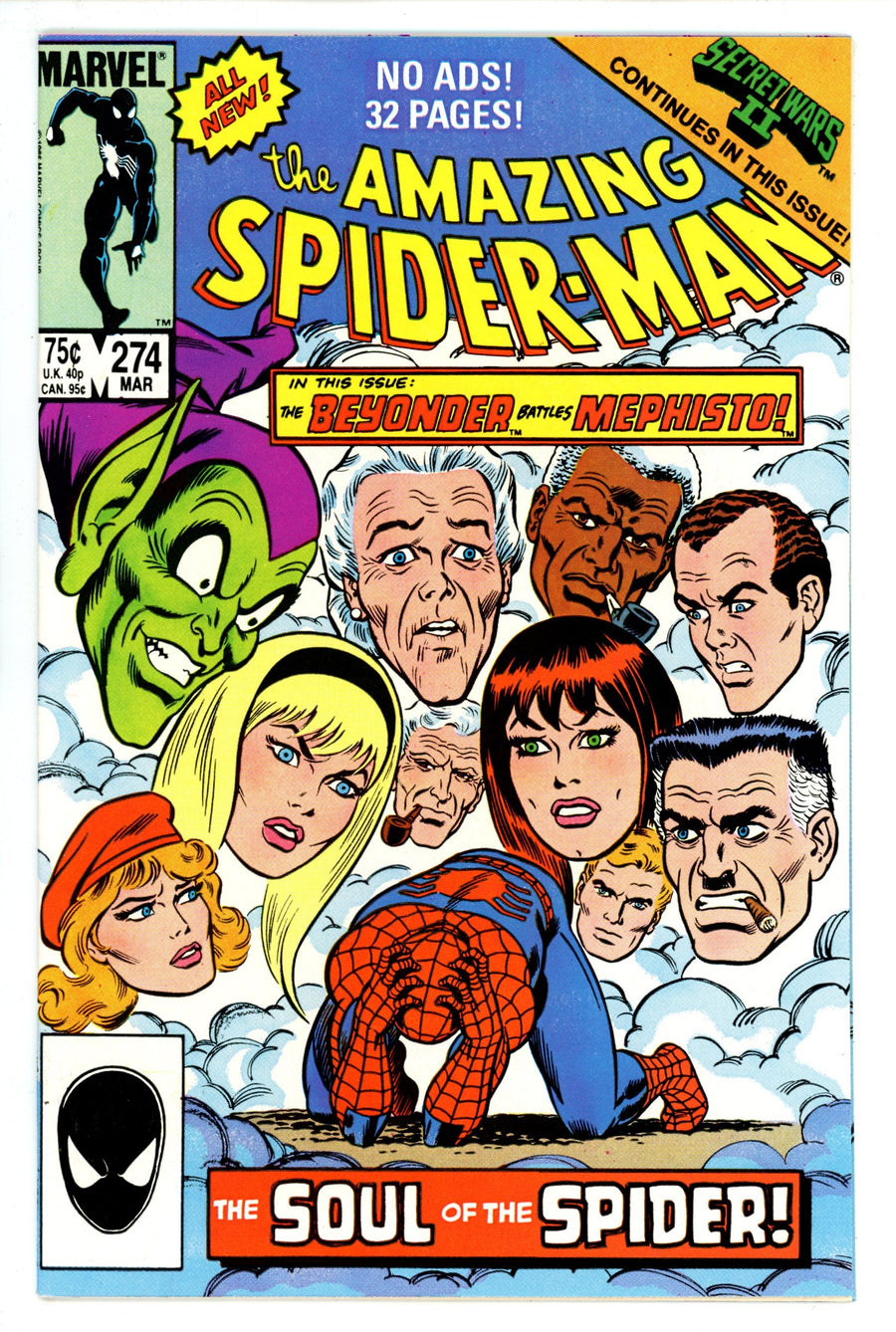 The Amazing Spider-Man Vol 1 274 NM (9.4) (1986) 