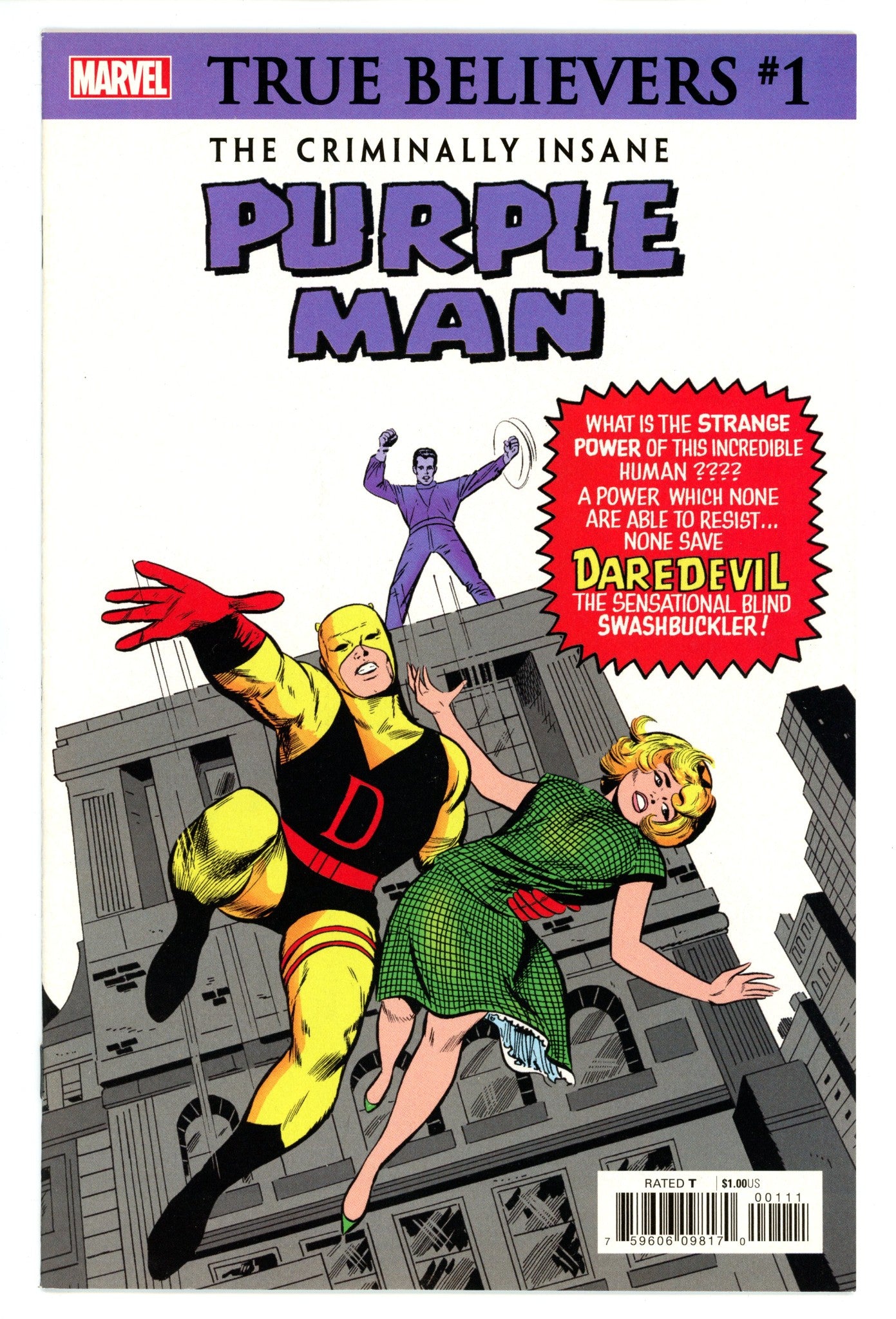 True Believers: The Criminally Insane - Purple Man 1 High Grade (2020) 
