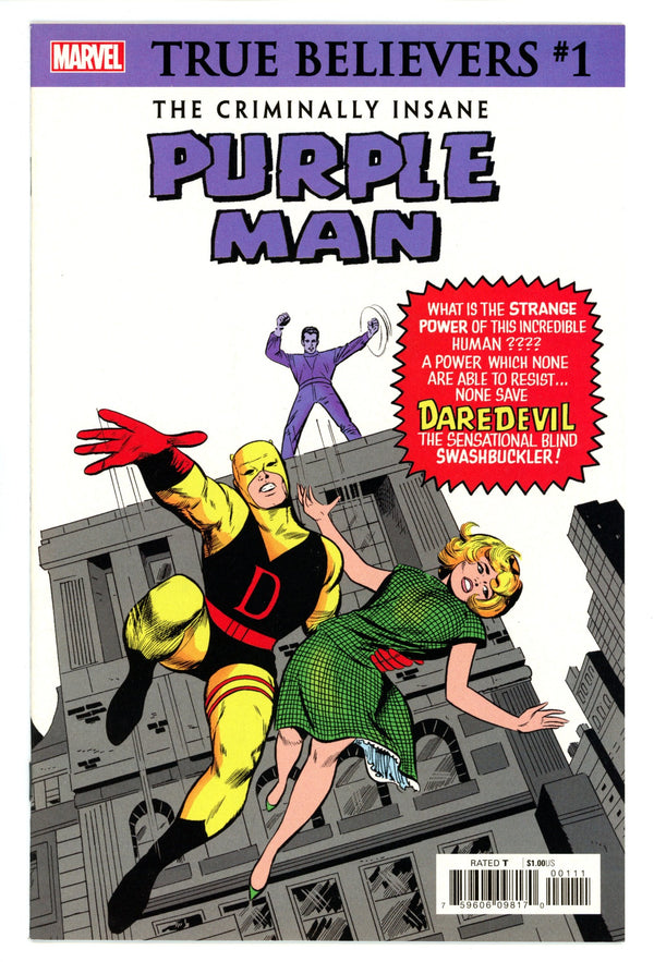 True Believers: The Criminally Insane - Purple Man 1 High Grade (2020)