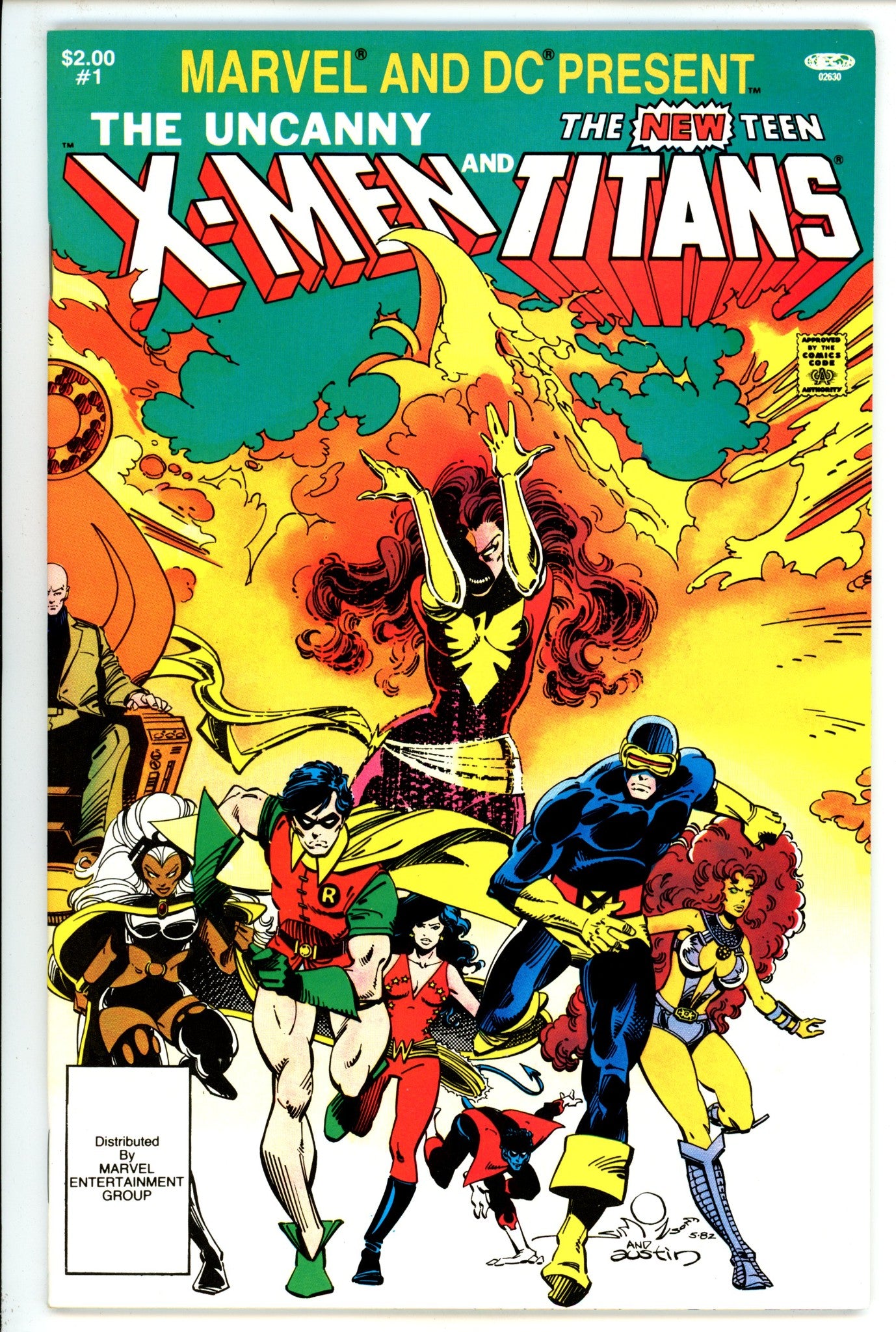Marvel and DC Present Featuring The Uncanny X-Men and The New Teen Titans 1 VF+ (8.5) (1982) 
