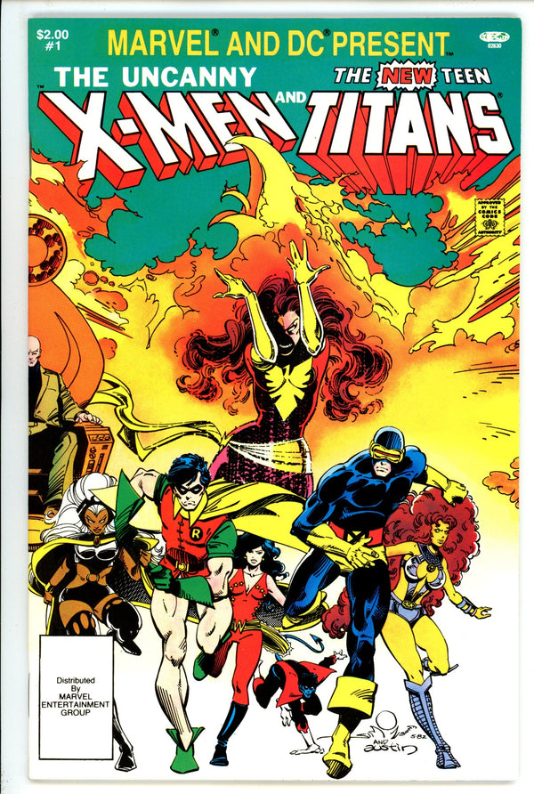 Marvel and DC Present Featuring The Uncanny X-Men and The New Teen Titans 1 VF+ (8.5) (1982)