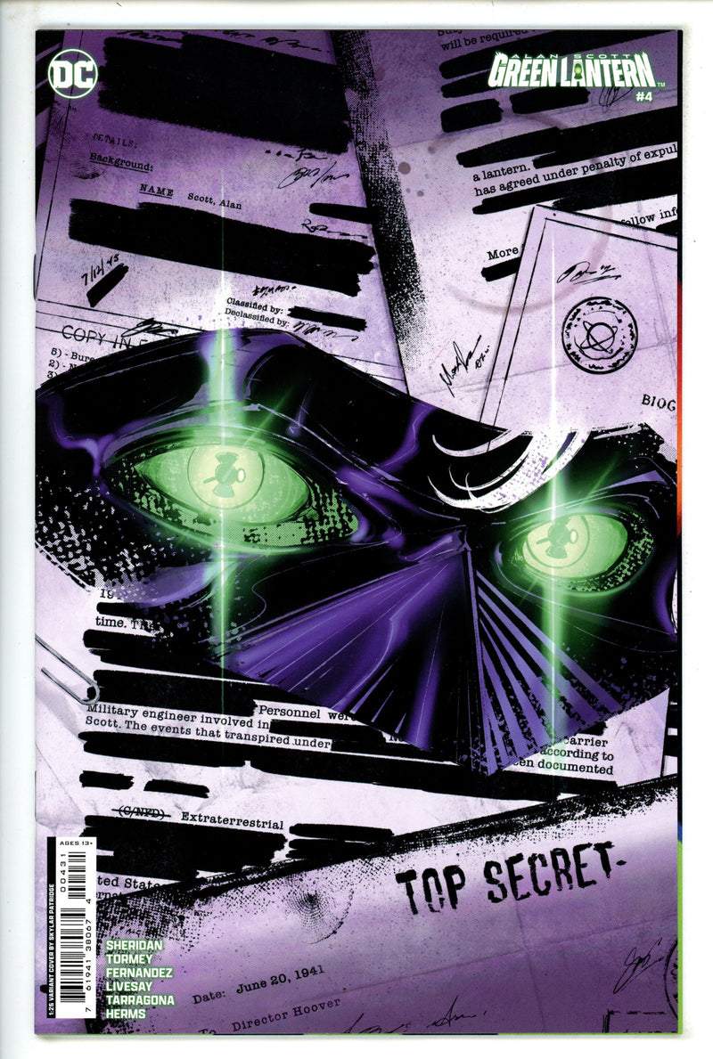 Alan Scott The Green Lantern 4 Patridge Incentive Variant VF/NM (2024)