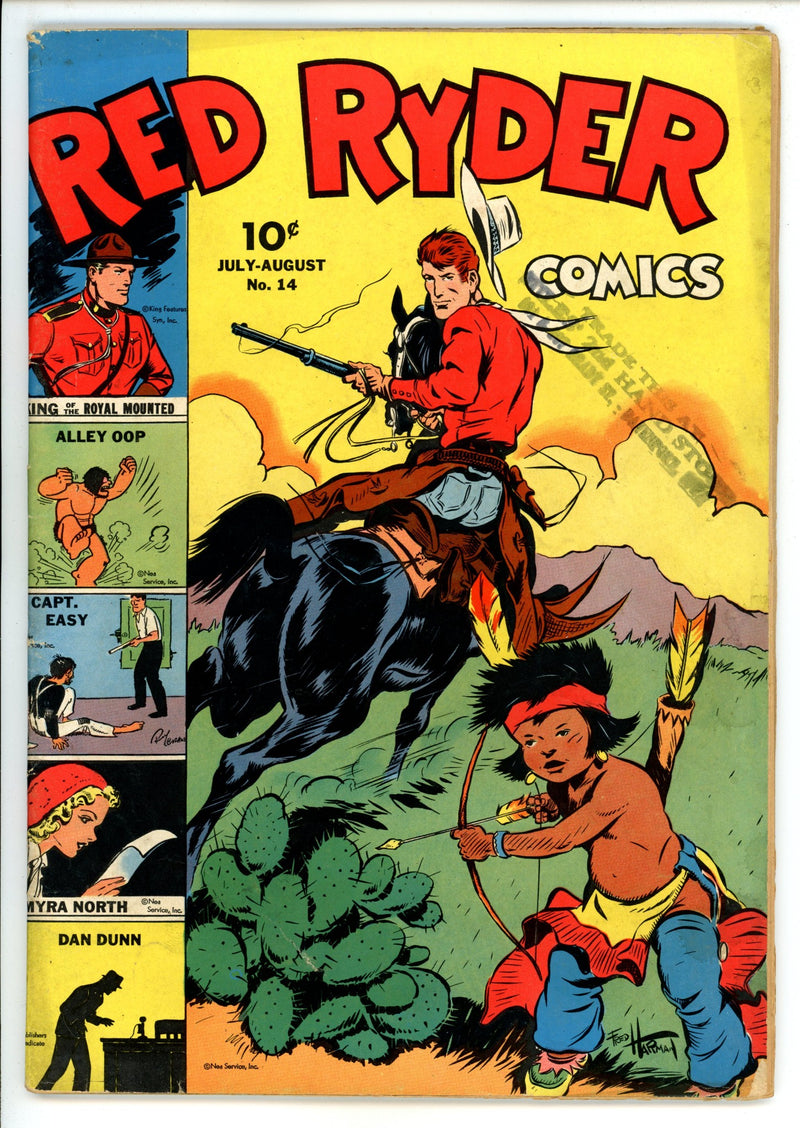 Red Ryder Comics 14 VG+ (4.5) (1943) 