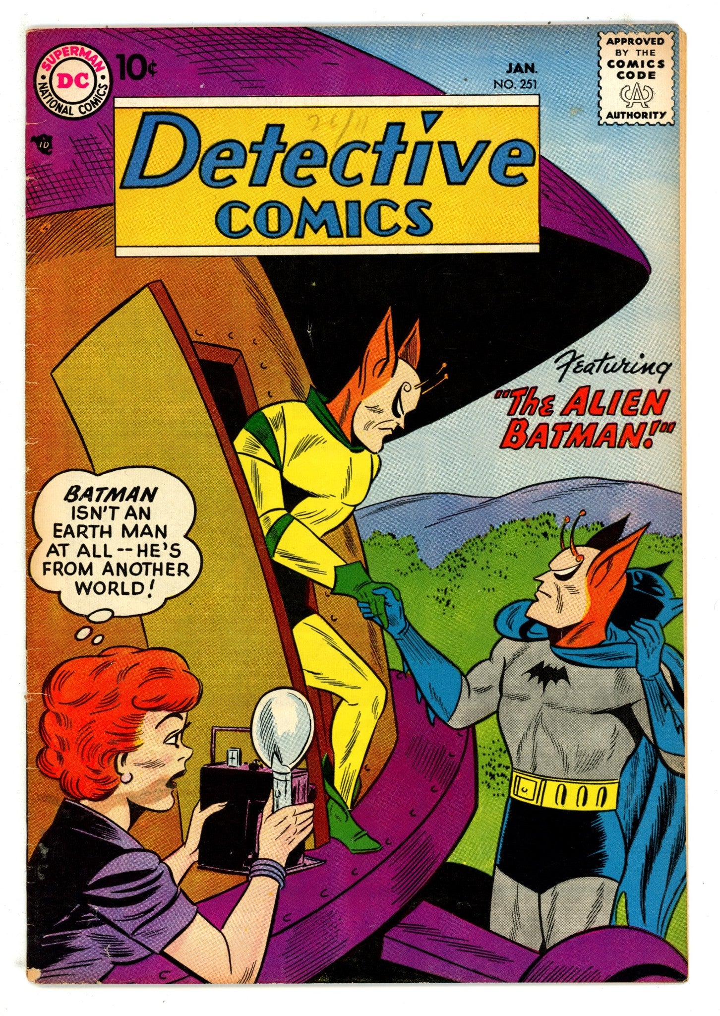 Detective Comics Vol 1 251 FN- (5.5) (1958) 