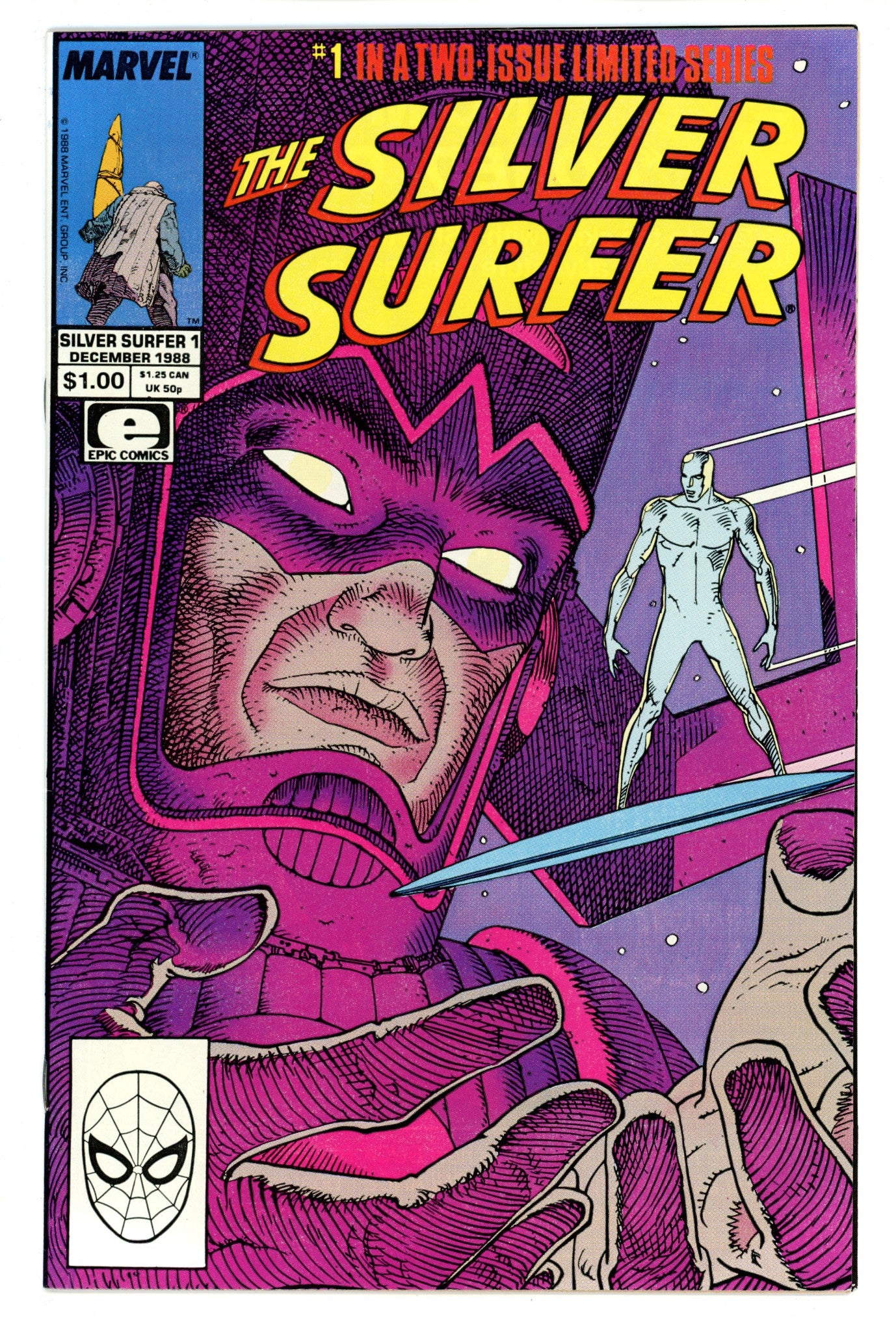 The Silver Surfer Vol 4 1 VF+ (8.5) (1988) 