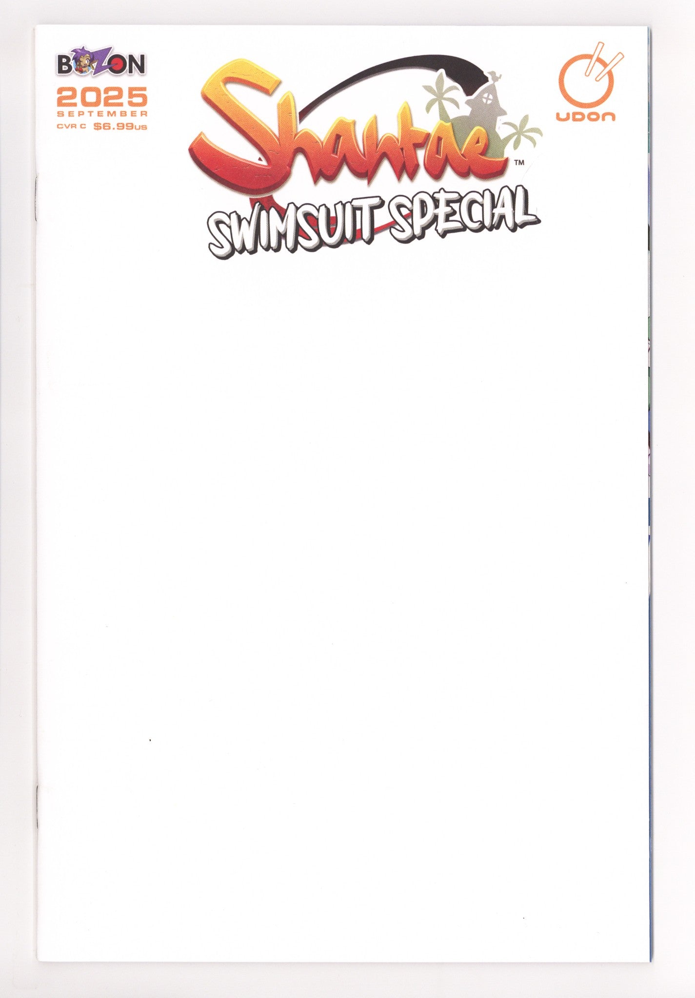 Shantae Swimsuit Special 1 Blank Variant (2025)