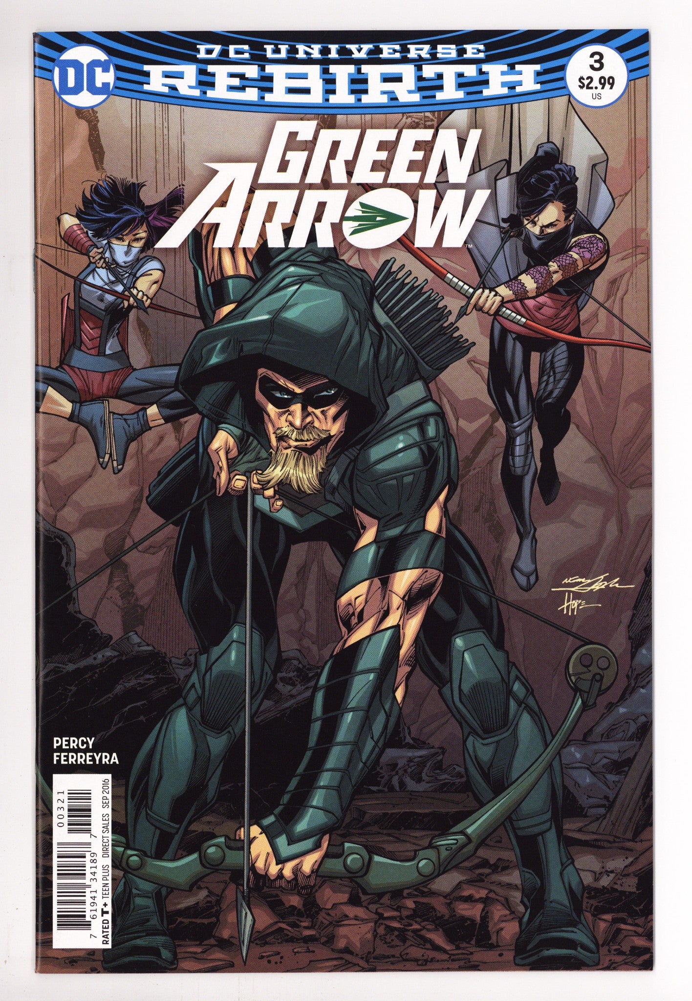 Green Arrow Vol 6 3 High Grade (2016) Adams Variant 