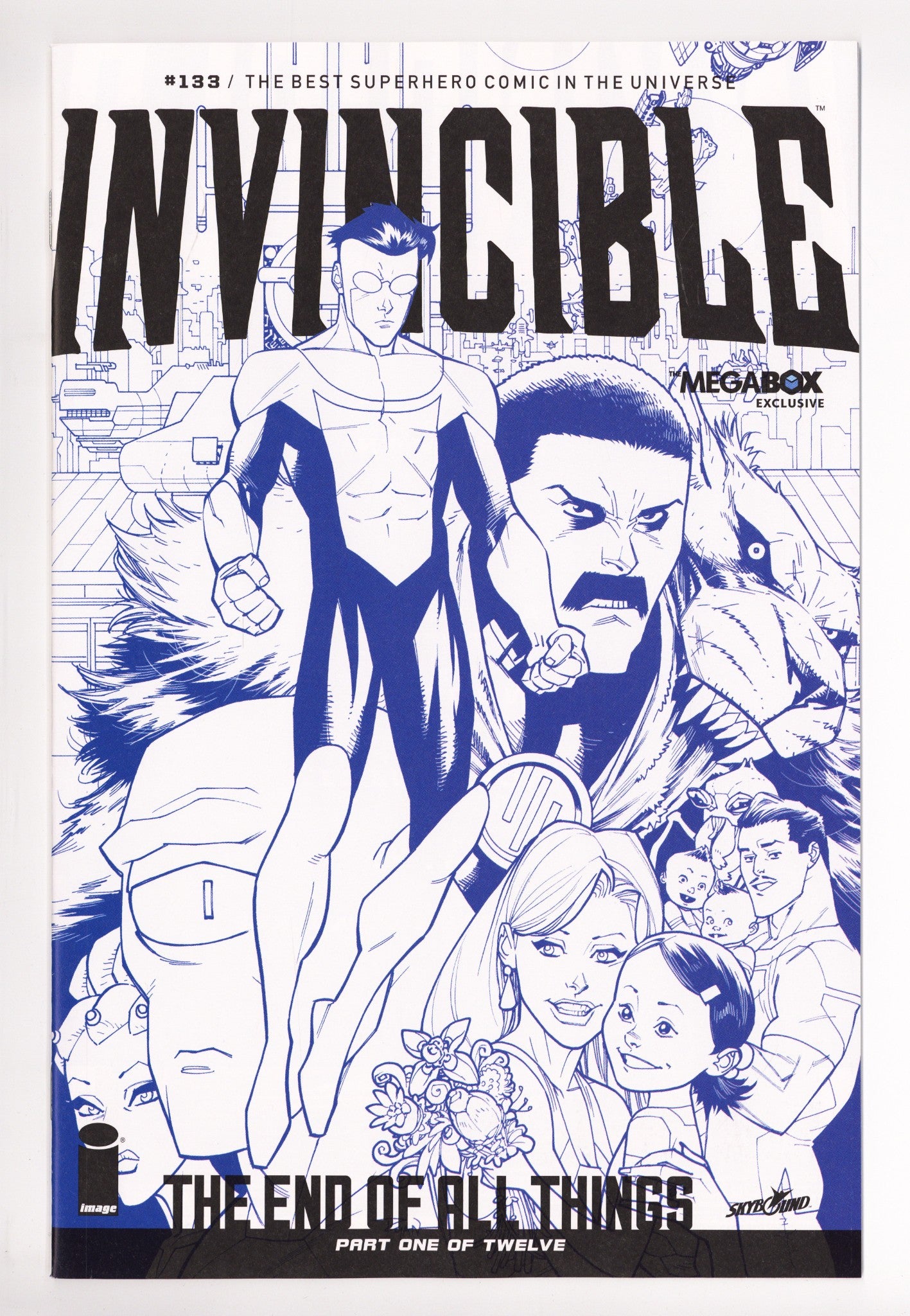Invincible 133 NM (9.4) (2017) Ottley Megabox Exclusive Variant 