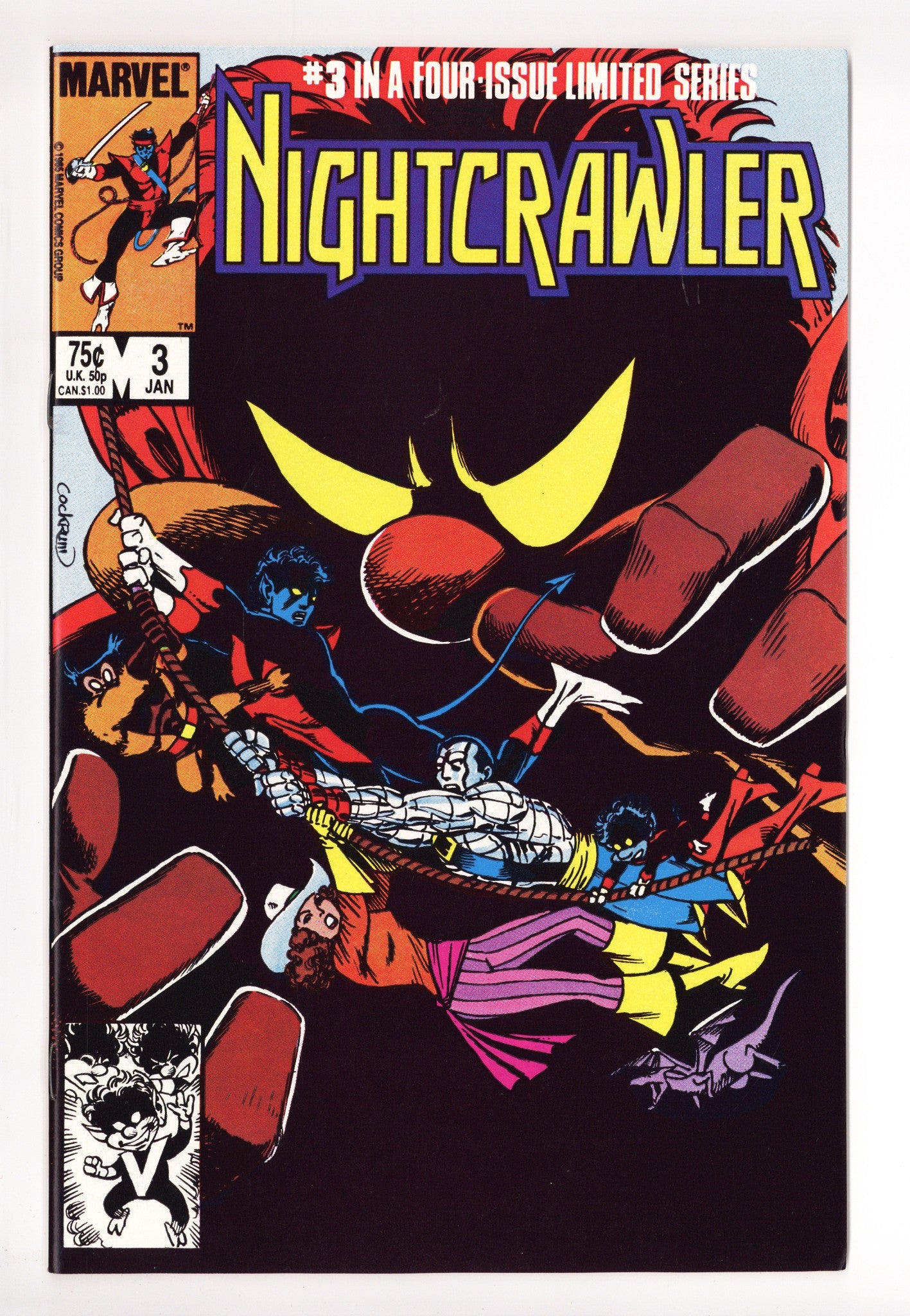 Nightcrawler Vol 1 3 High Grade (1986) 