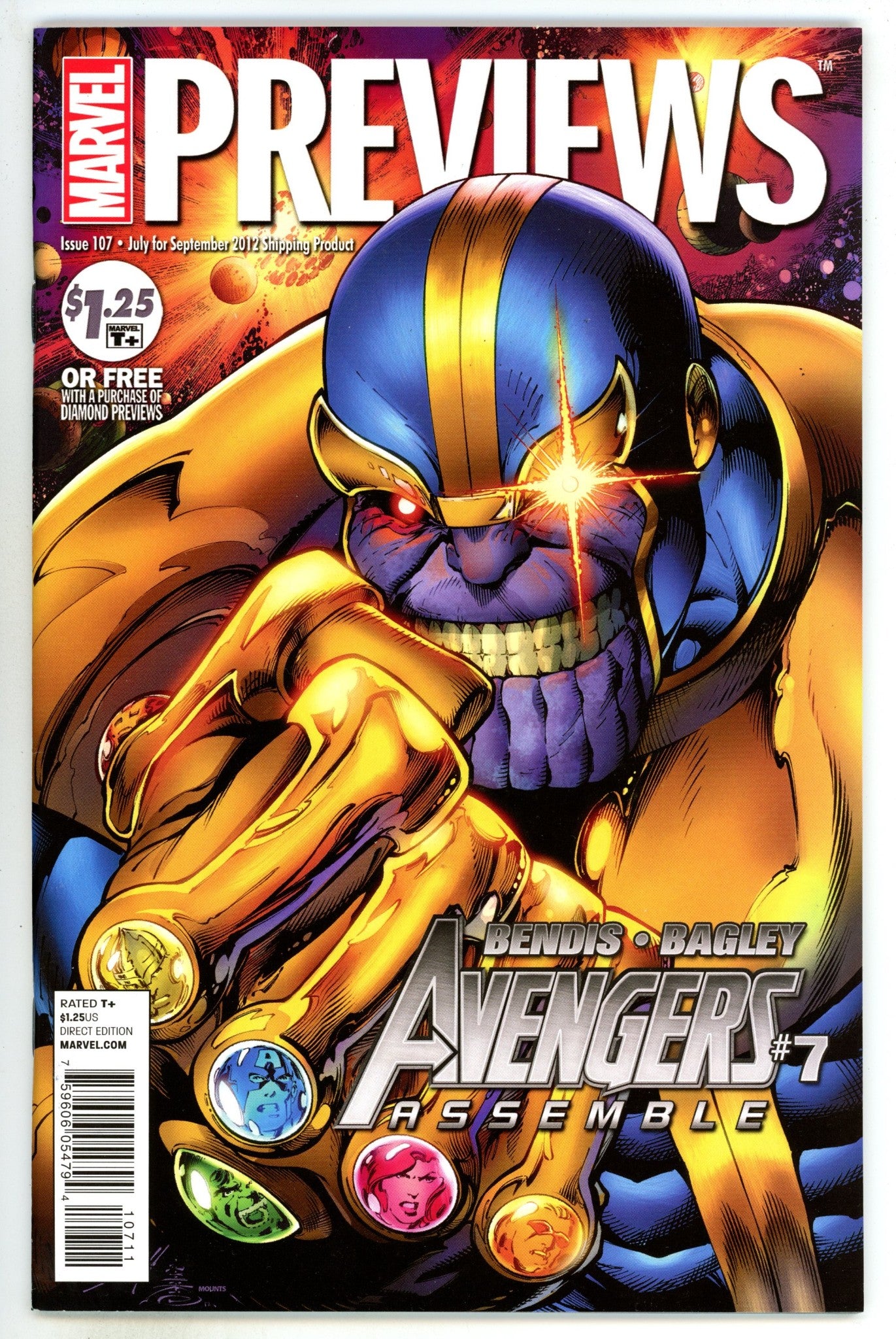 Marvel Previews Vol 1 107 High Grade (2012) 