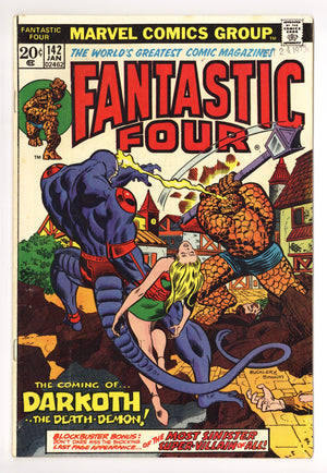 Fantastic Four Vol 1 142 VG+ (4.5) (1974)