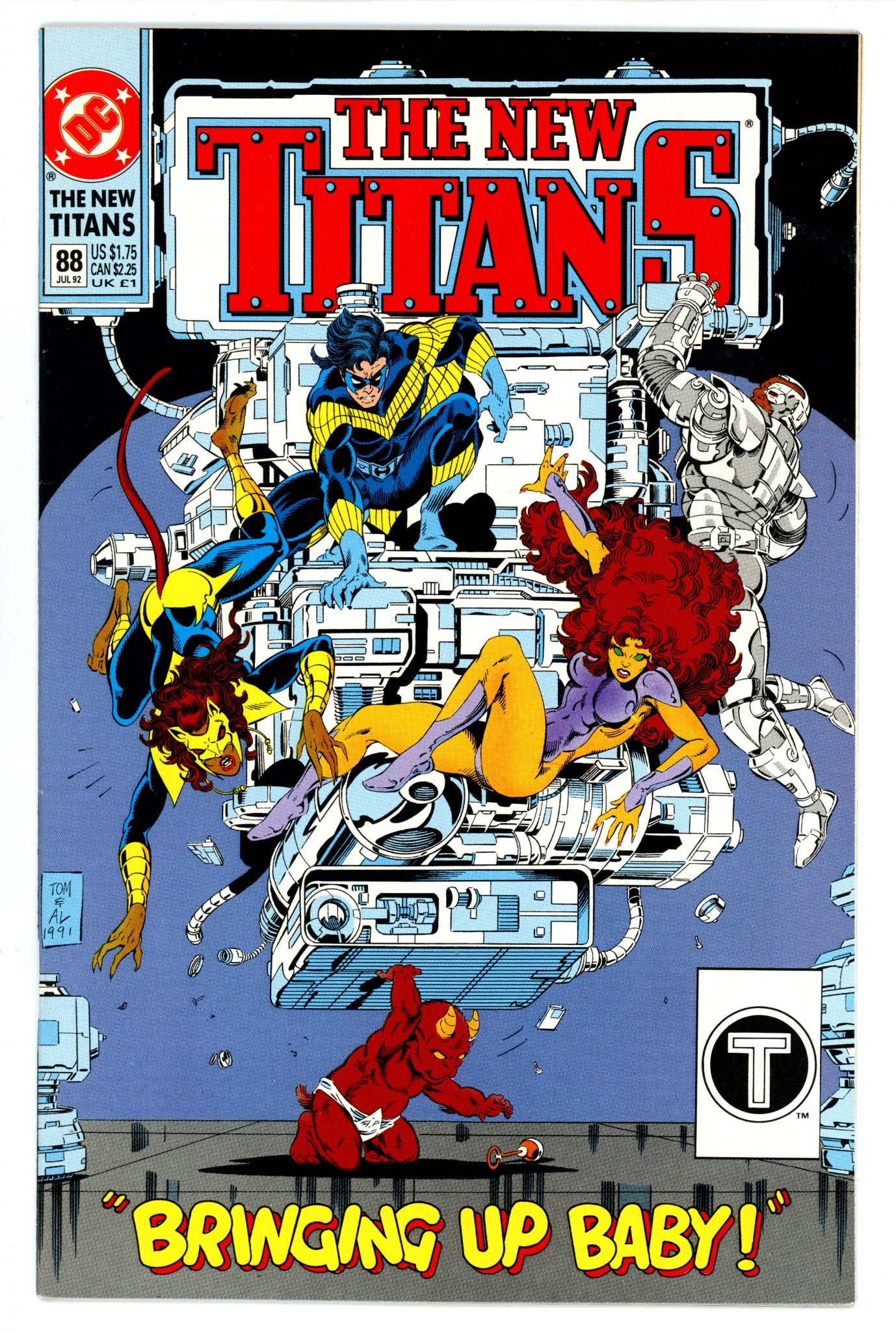 The New Titans 88 High Grade (1992) 