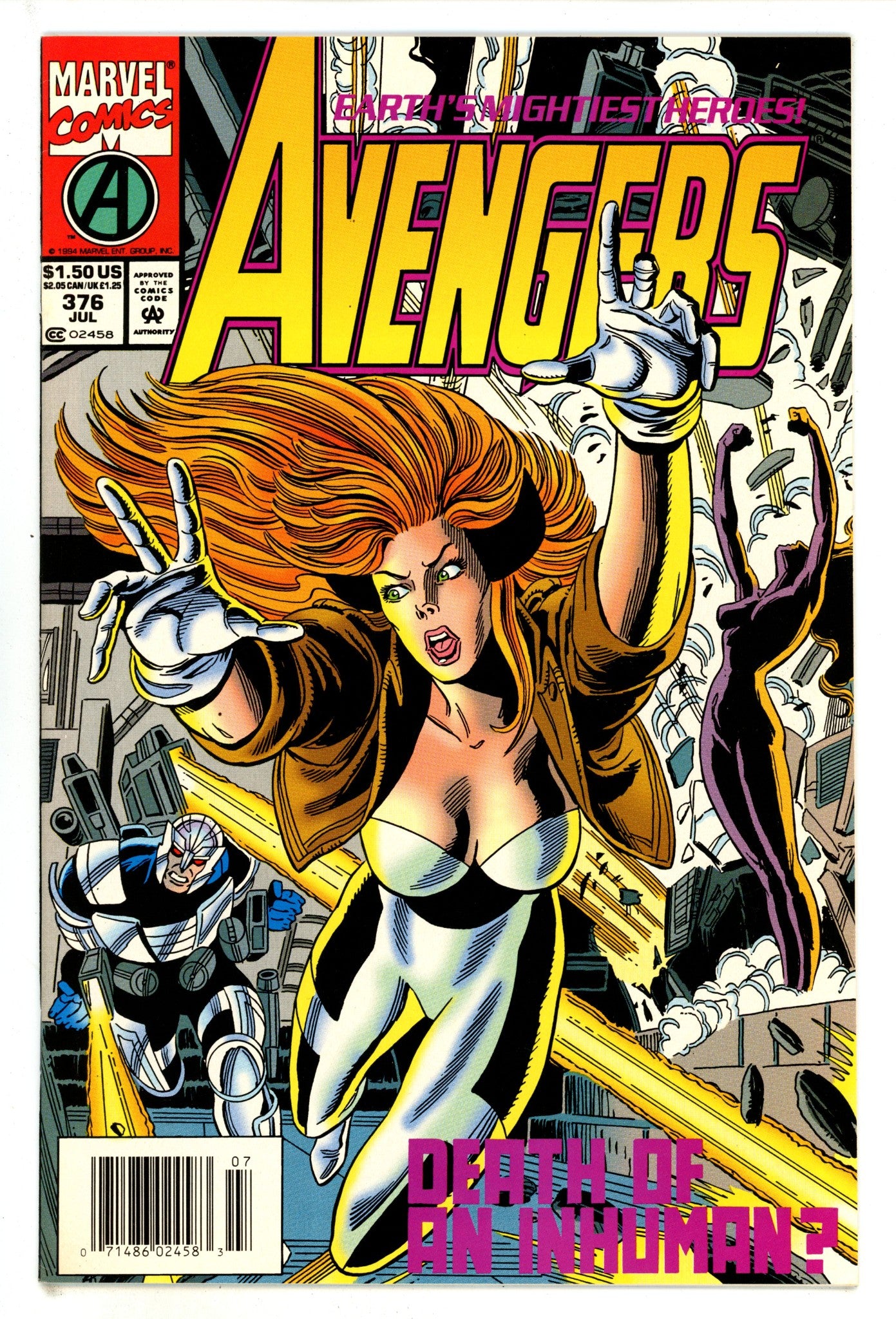 The Avengers Vol 1 376 High Grade (1994) Newsstand 