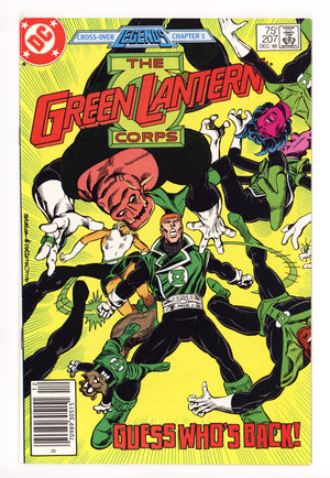 The Green Lantern Corps Vol 2 207 High Grade (1986) Newsstand 