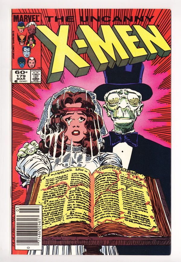 The Uncanny X-Men Vol 1 179 High Grade (1984) Newsstand