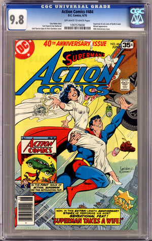 Action Comics Vol 1 484 CGC 9.8 (NM/M) (1978)