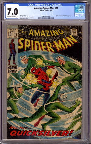 The Amazing Spider-Man Vol 1 71 CGC 7.0 (FN/VF) (1969)