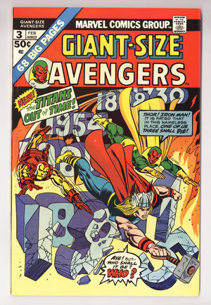 Giant-Size Avengers 3 VF- (7.5) (1975)