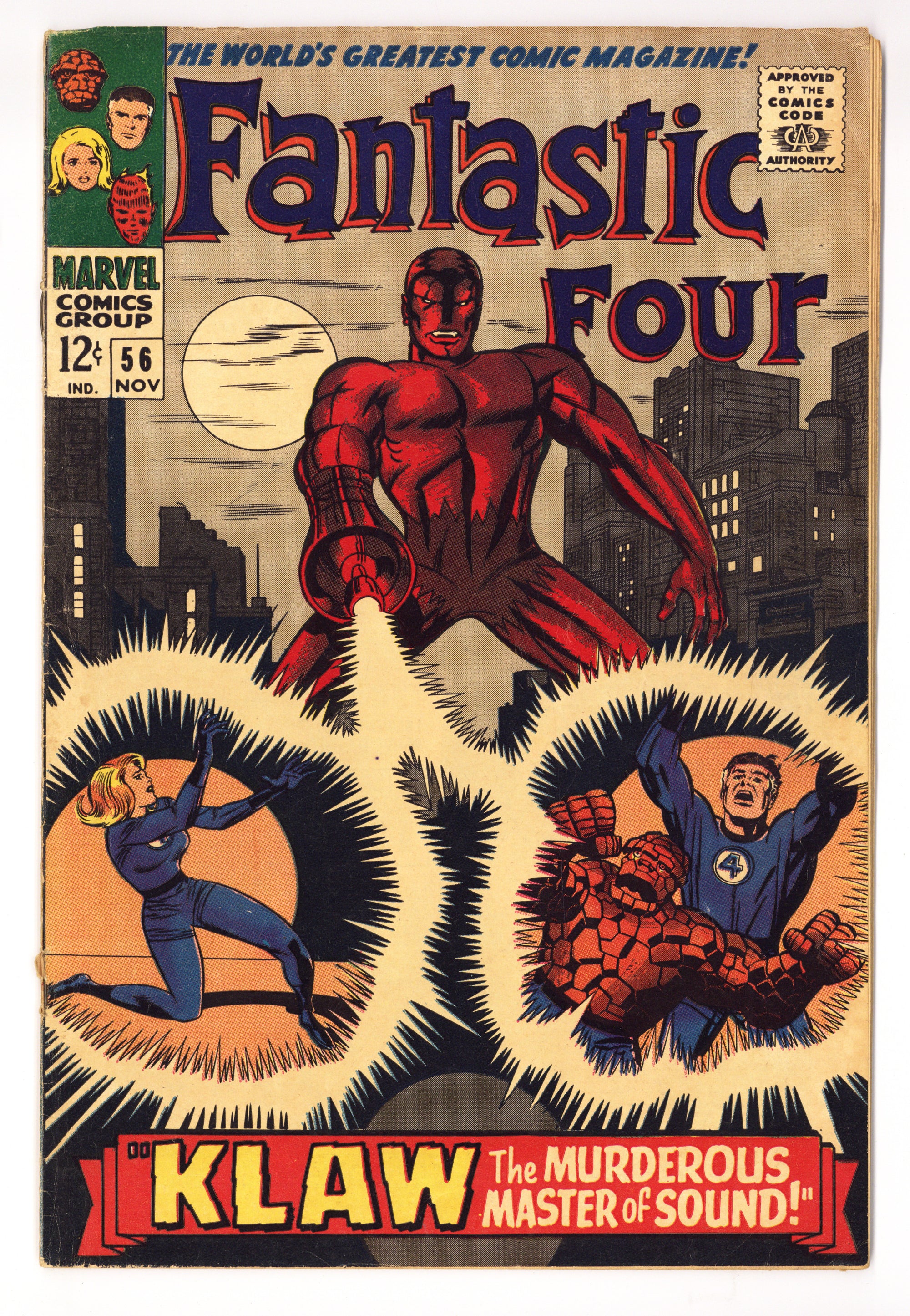 Fantastic Four Vol 1 56  FN- (5.5)   (1966)        