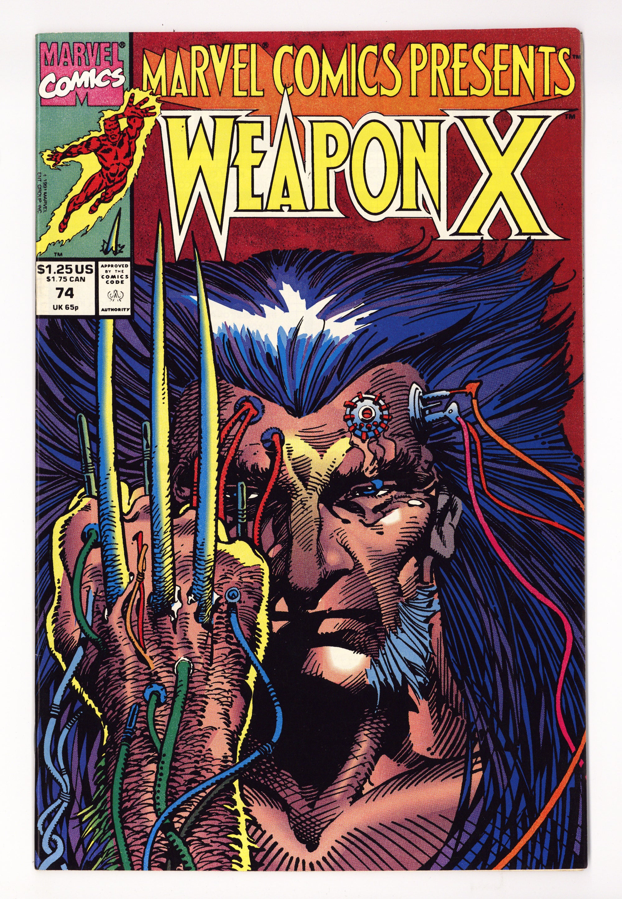 Marvel Comics Presents Vol 1 74  FN/VF (7.0)   (1991)        