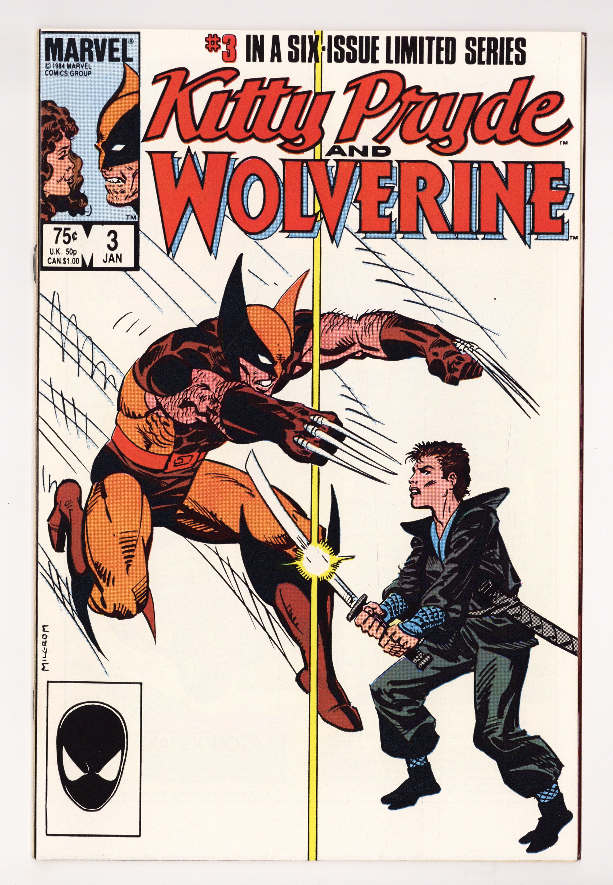Kitty Pryde and Wolverine 3 High Grade (1984) 