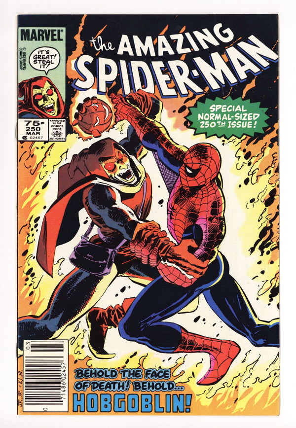 The Amazing Spider-Man Vol 1 250 VF- (7.5) (1984) Canadian Price Variant