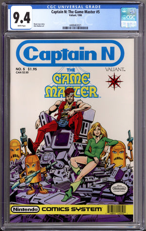 Captain N: The Game Master   5 CGC 9.4 (NM)   (1990)