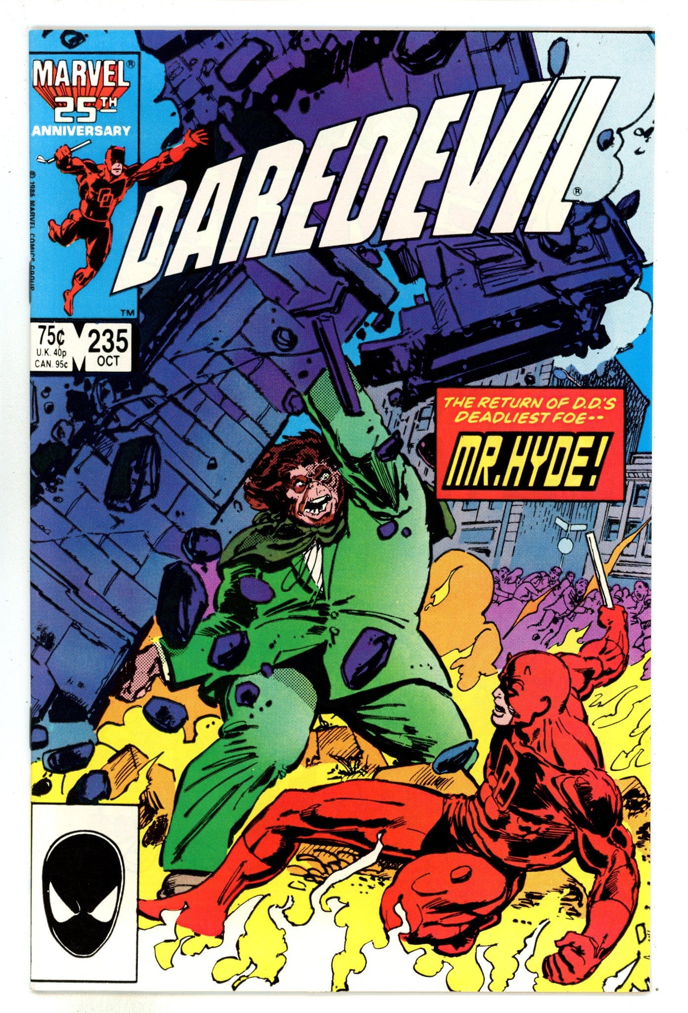 Daredevil Vol 1 235 NM- (9.2) (1986) 
