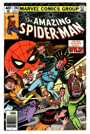 The Amazing Spider-Man Vol 1 206 VF/NM (9.0) (1980) Newsstand