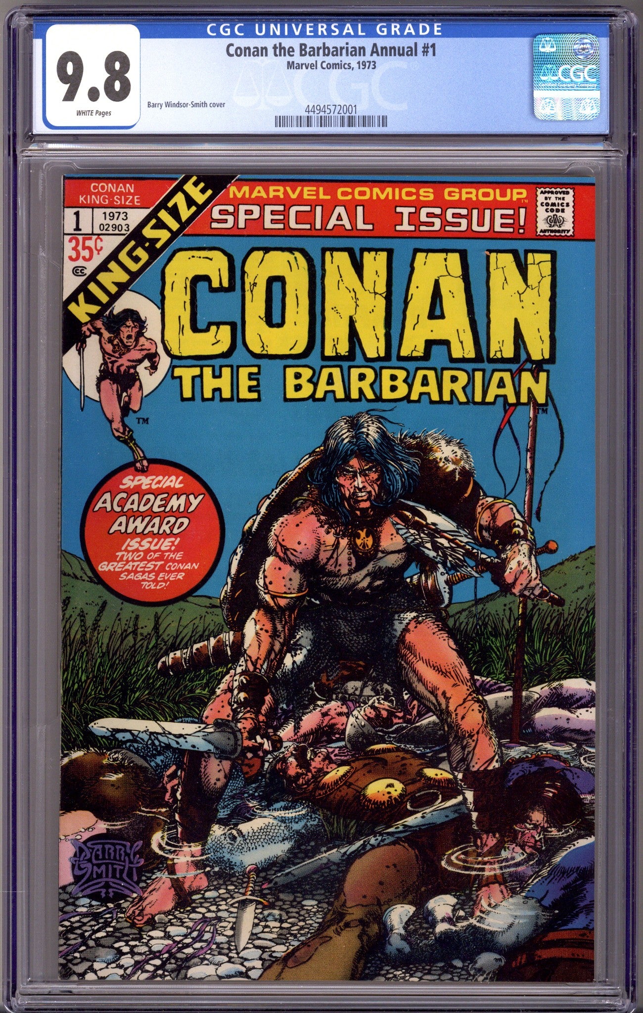 Conan Annual Vol 1 1 CGC 9.8 (NM/M) (1973) 