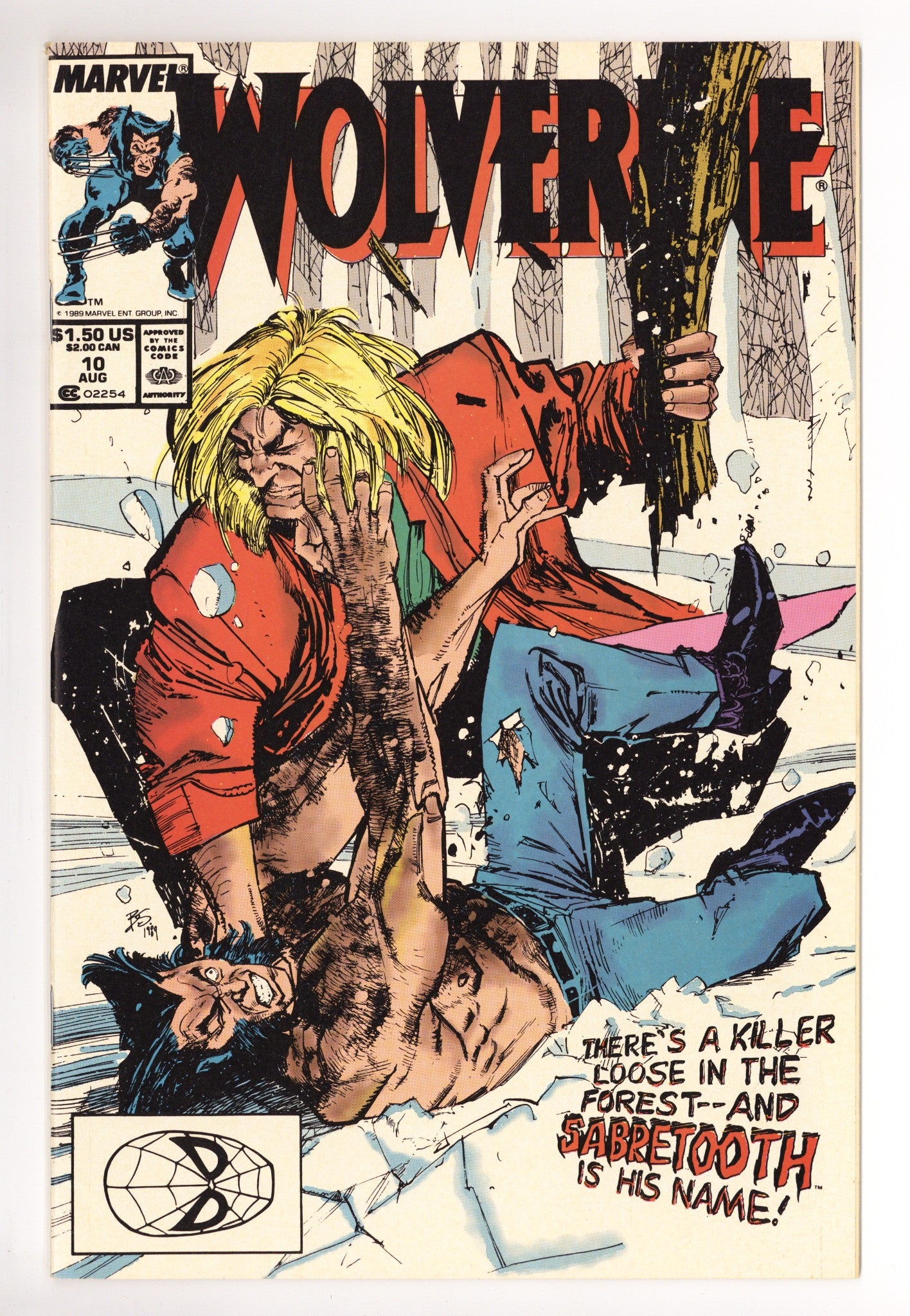 Wolverine Vol 2 10 VF- (7.5) (1989) 
