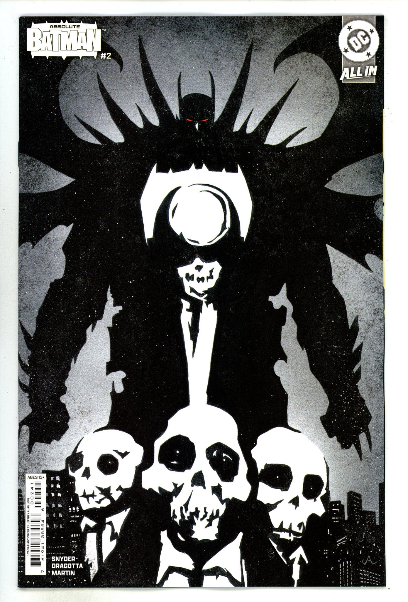 Absolute Batman  2 Love  Incentive Variant NM-  (2024)