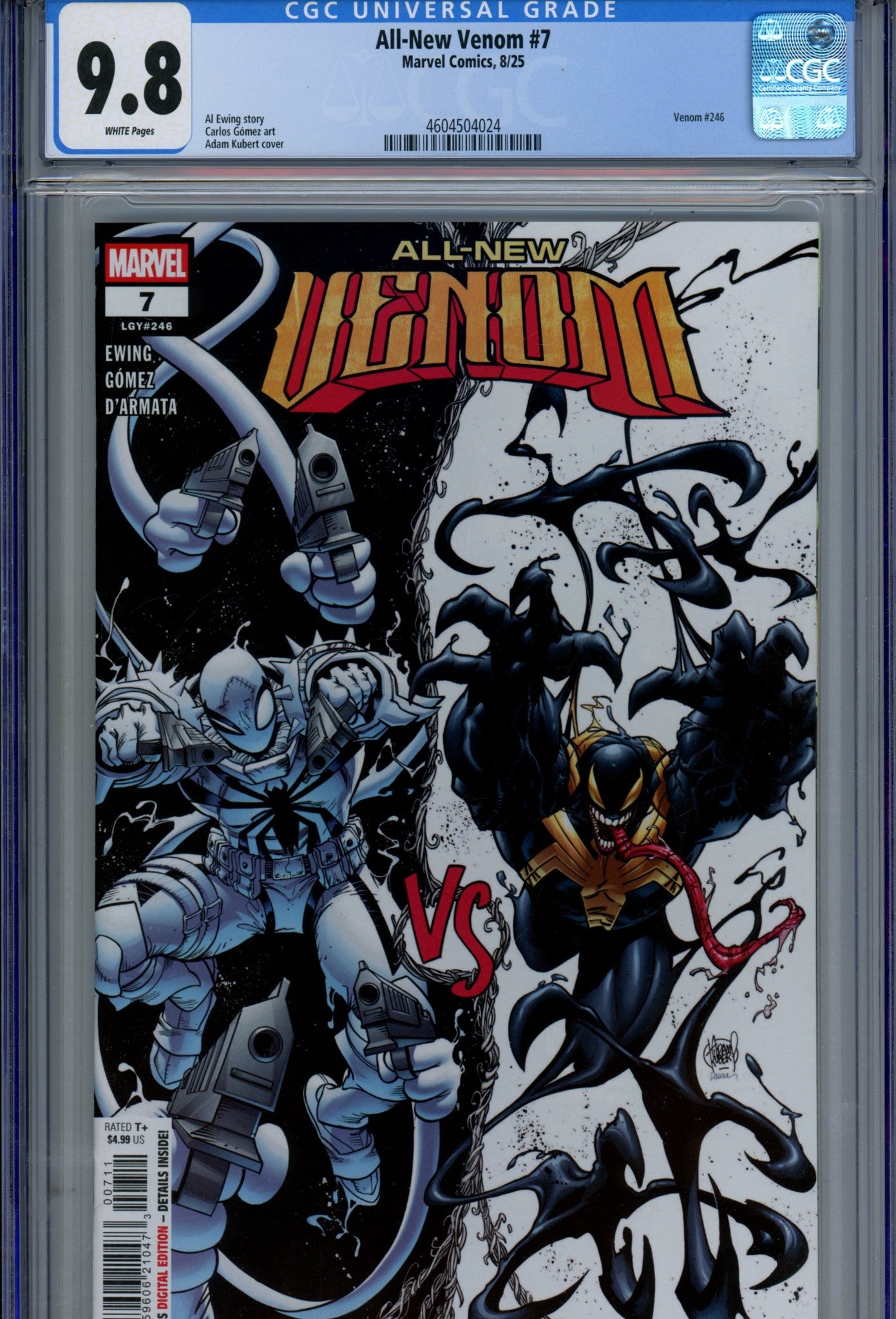 All-New Venom 7 CGC 9.8 (NM/M) (2025) 