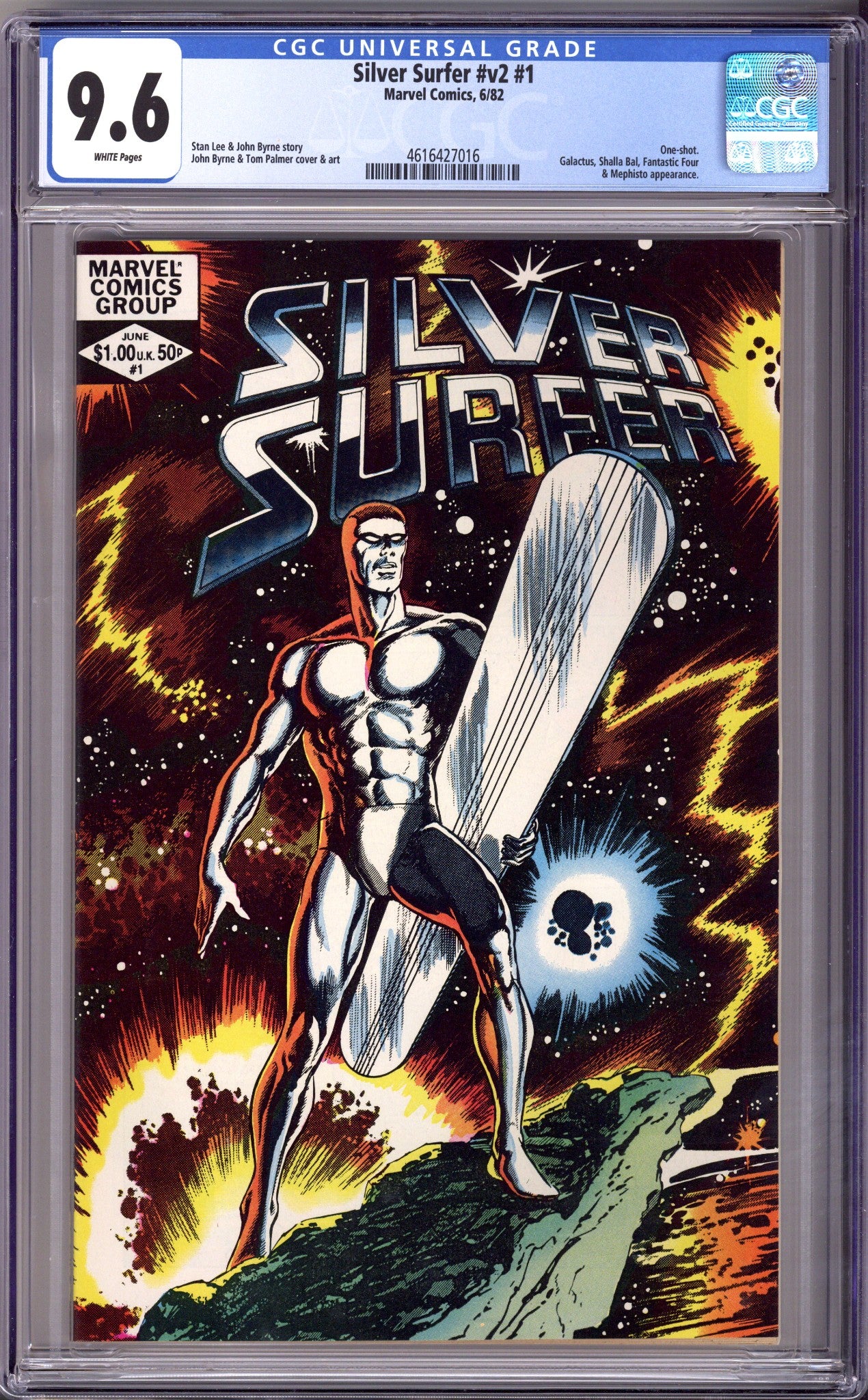 Silver Surfer Vol 2 1 CGC 9.6 (NM+) (1982) 