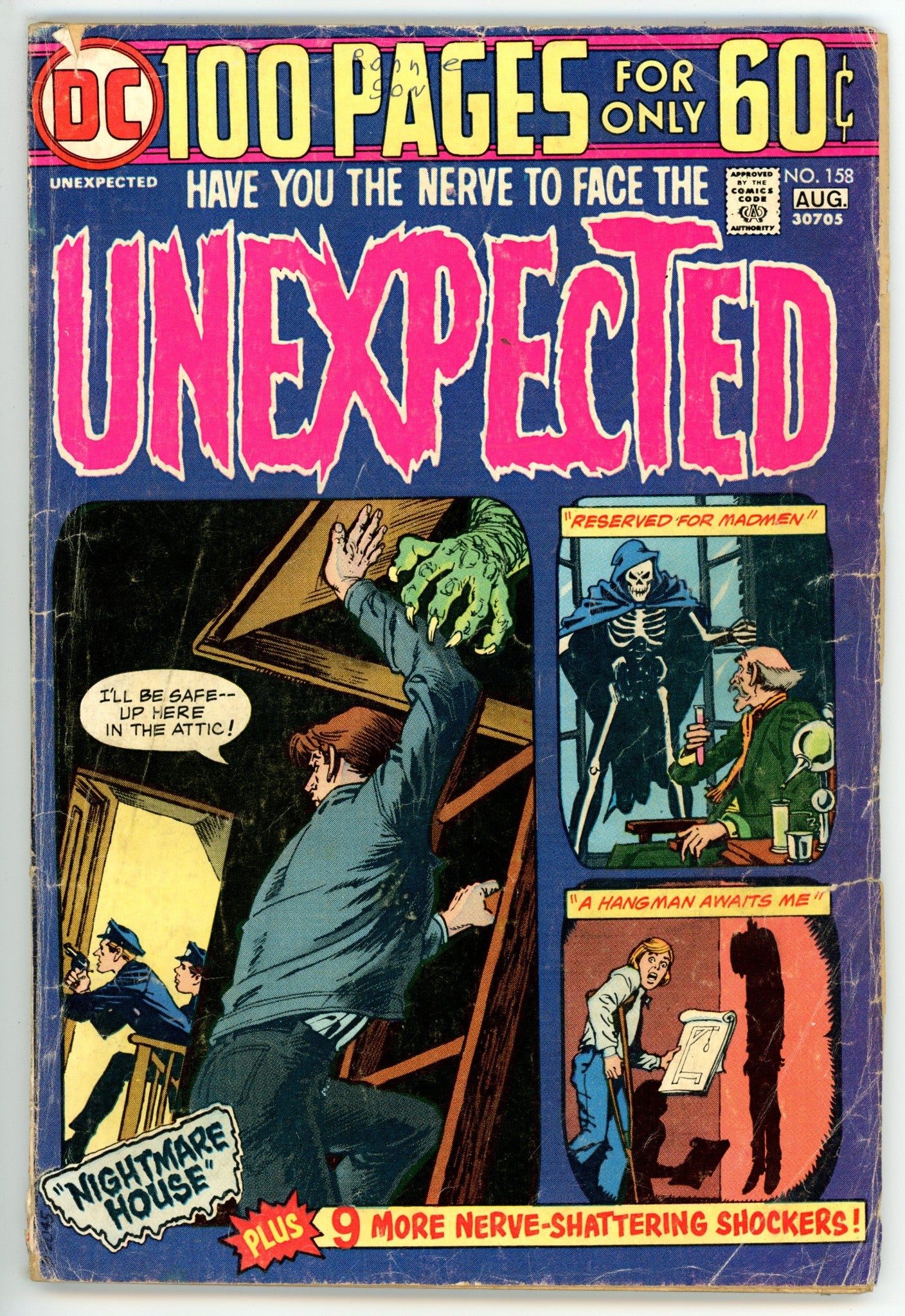 The Unexpected Vol 1 158 GD (1974)