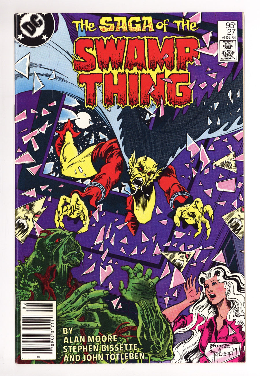 The Saga of Swamp Thing Vol 2 27 NM- (9.2) (1984) Canadian Price Variant 