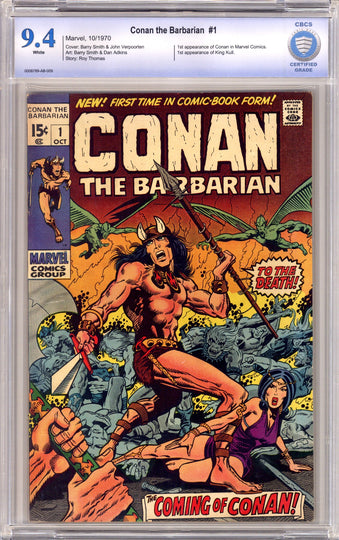 Conan the Barbarian Vol 1 1 CBCS 9.4 (NM) (1970) 
