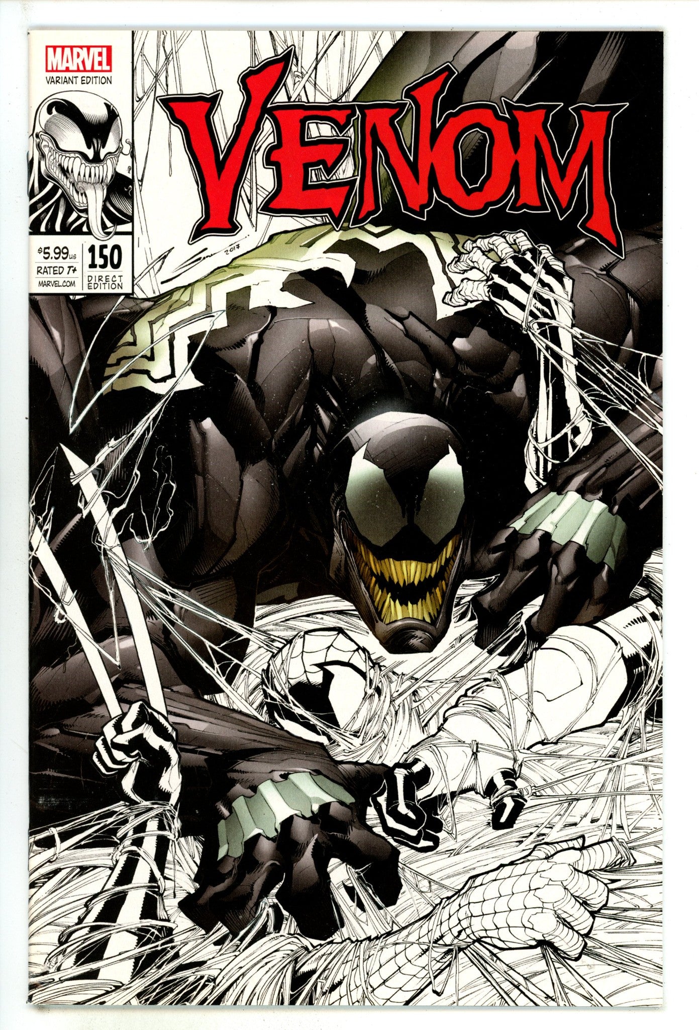 Venom Vol 3 150 VF- (7.5) (2017) Sandoval Exclusive Variant 