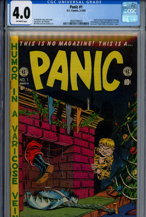 Panic 1 CGC 4.0 (VG) (1954) 