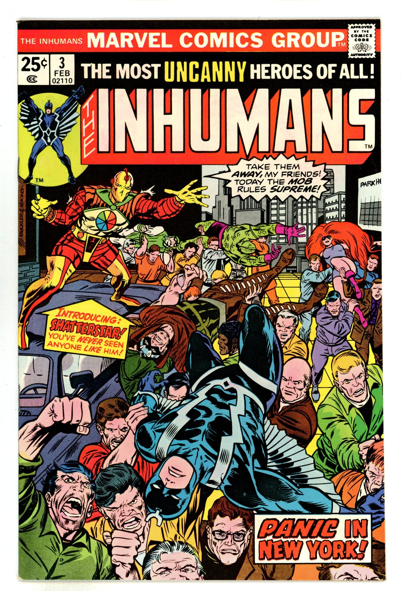 The Inhumans Vol 1 3 VF/NM (9.0) (1976) 