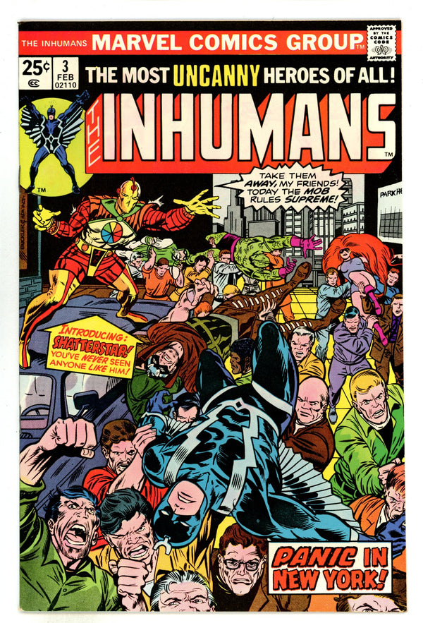 The Inhumans Vol 1 3 VF/NM (9.0) (1976)