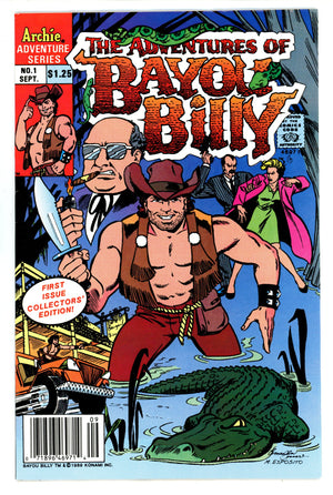 The Adventures of Bayou Billy 1 VF- (7.5) (1989) Canadian Price Variant