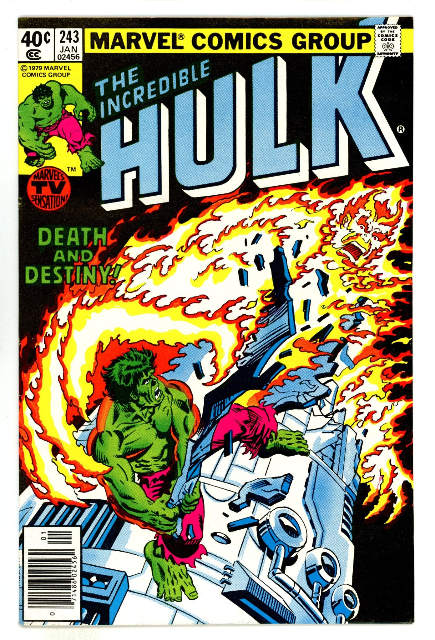 The Incredible Hulk Vol 1 243 Mid Grade (1980) Newsstand 