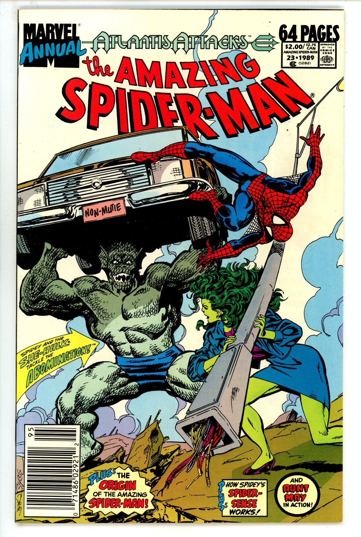 The Amazing Spider-Man Annual Vol 1 23 FN+ (6.5) (1989) 