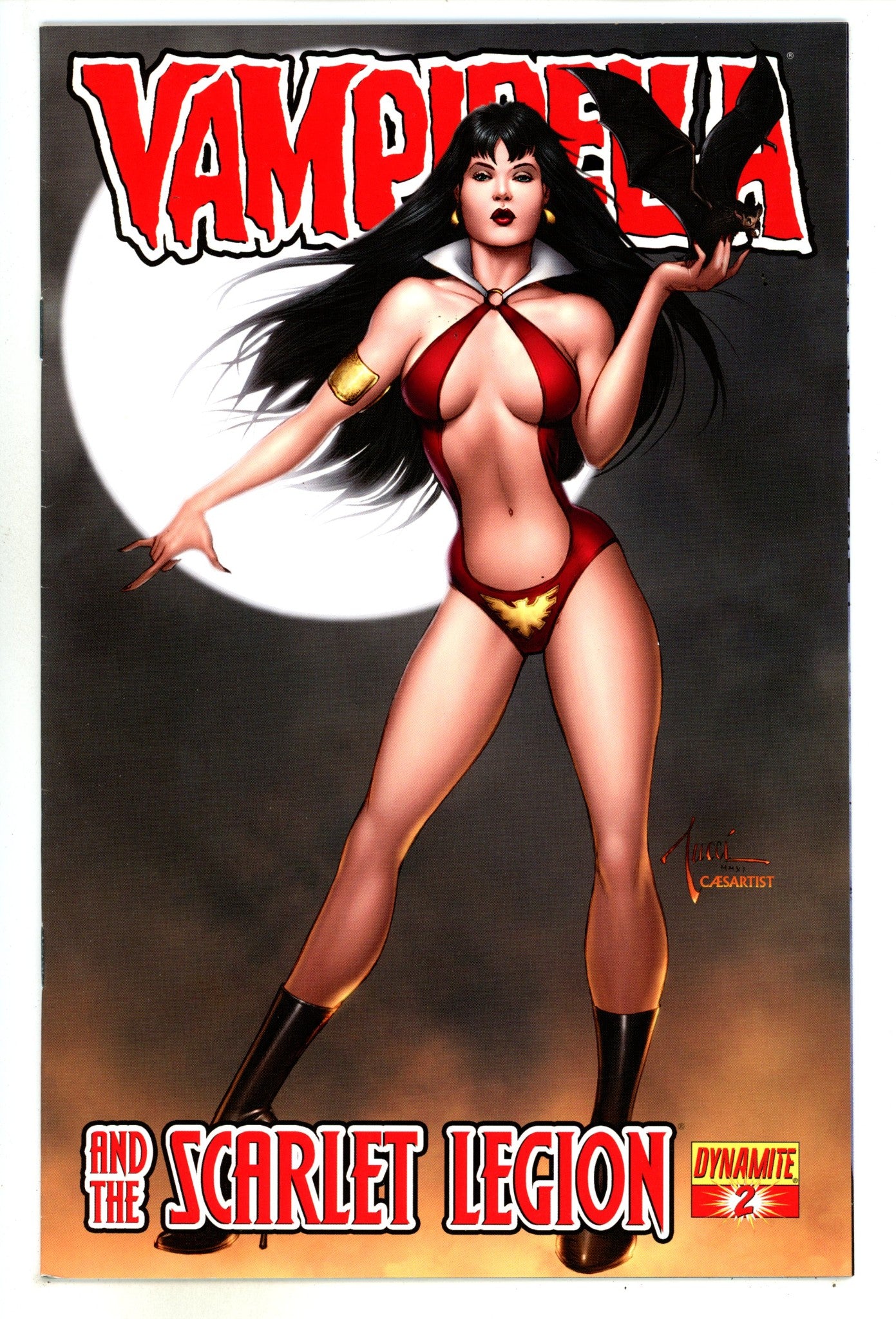 Vampirella and the Scarlet Legion  2  Mid Grade  (2011) Tucci  Variant  