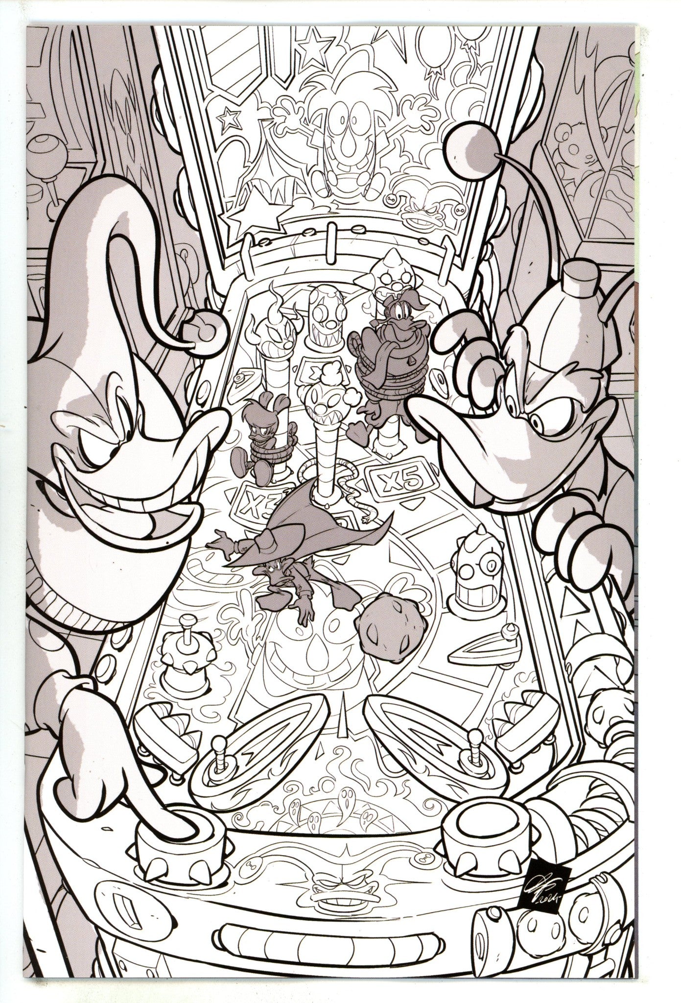 Darkwing Duck 4 Cangialosi B&W Virgin Incentive Variant (2025)