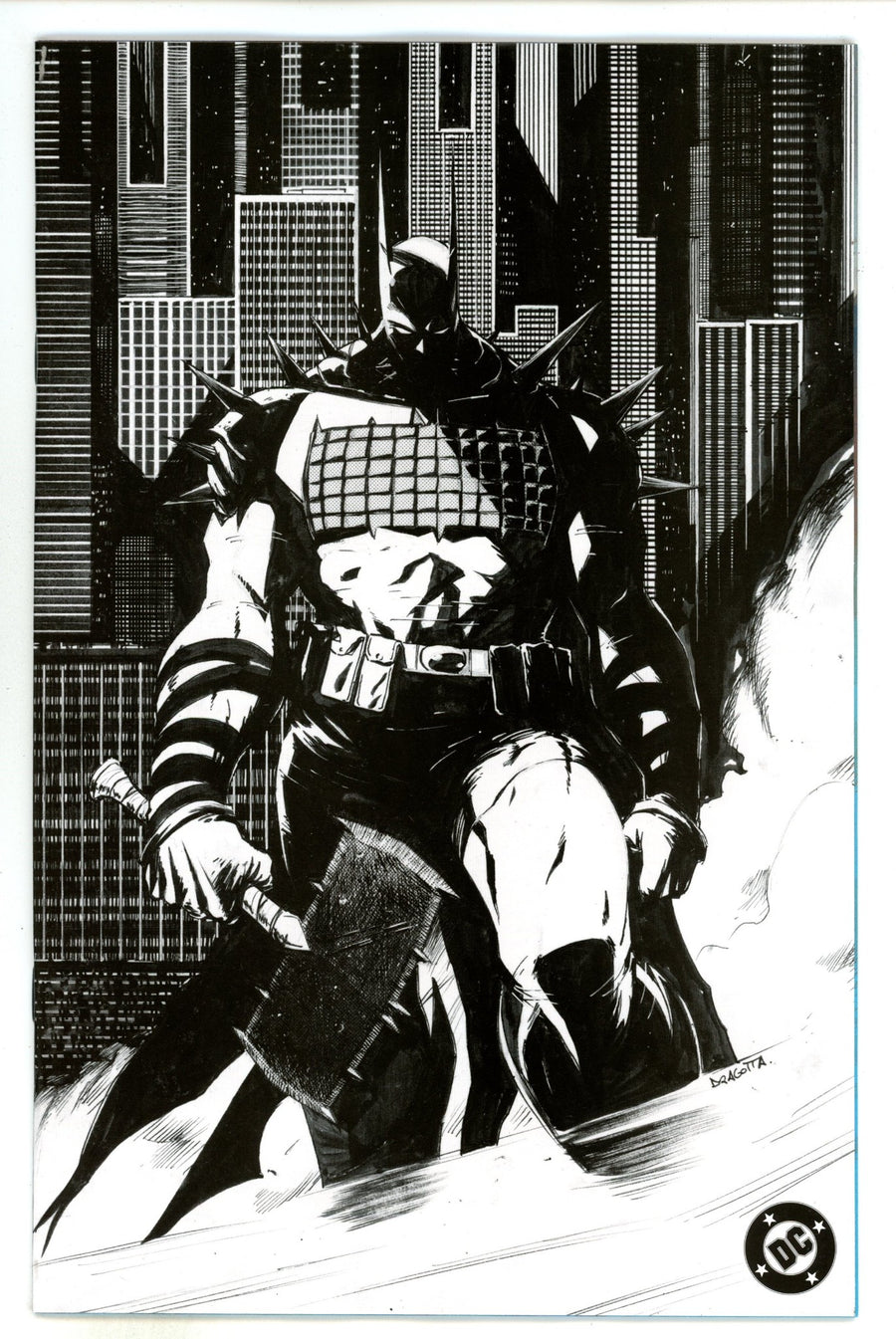 Absolute Batman  1 Dragotta  2nd Print B&W Incentive Variant NM-  (2024)