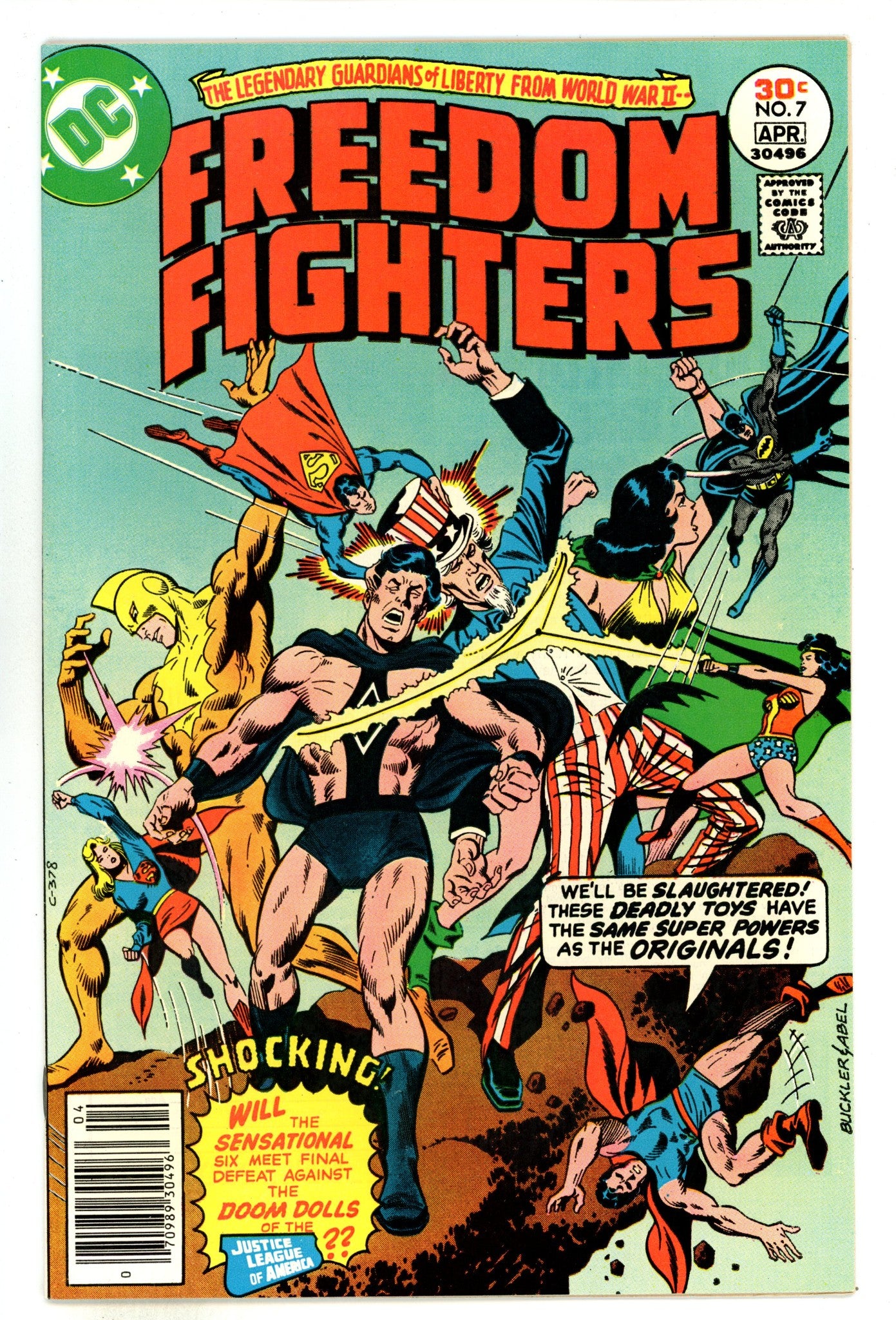 Freedom Fighters Vol 1 7 VF/NM (9.0) (1977) 