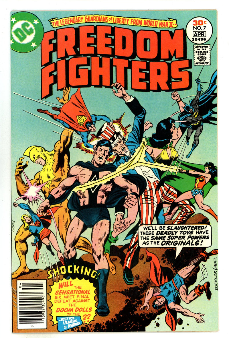 Freedom Fighters Vol 1 7 VF/NM (9.0) (1977) 