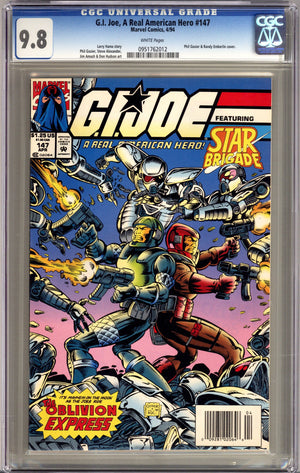 G.I. Joe, A Real American Hero 147 CGC 9.8 (NM/M) (1994) Newsstand